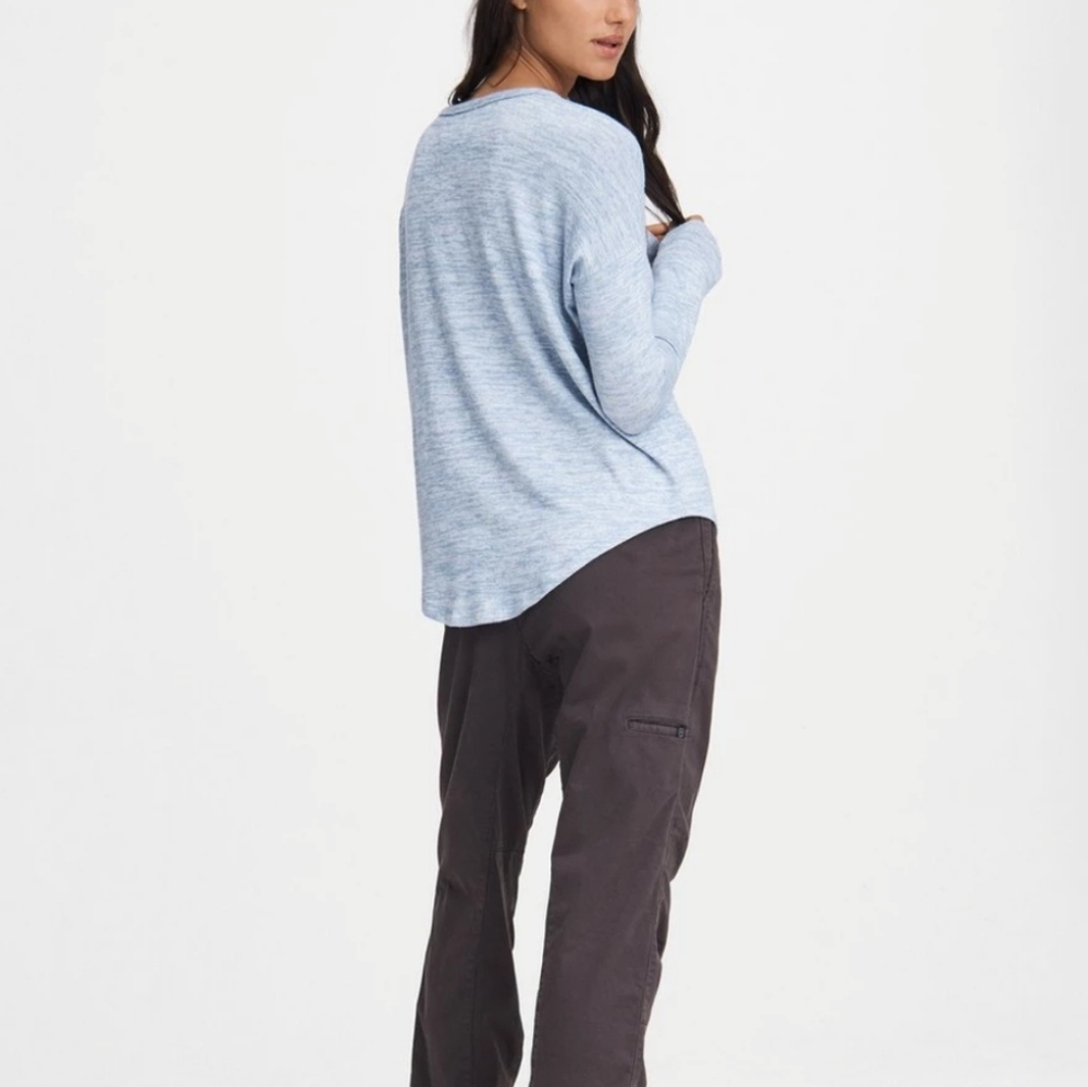 Rag & Bone Dusky Lavender The Knit Long Sleeve XS NWT - Picture 3 of 10